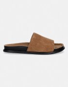 Vagabond Shoemakers чехли с равна подметка дамски от велур EFFIE бежови 5922-440-08