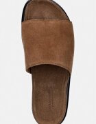 Vagabond Shoemakers чехли с равна подметка дамски от велур EFFIE бежови 5922-440-08
