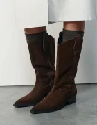 Vagabond Shoemakers каубойски ботуши дамски от велур KELSEY кафяви 6110-040-31