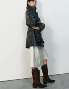 Vagabond Shoemakers каубойски ботуши дамски от велур KELSEY кафяви 6110-040-31