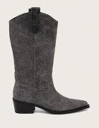 Vagabond Shoemakers каубойски ботуши с дебел ток дамски от кожа KELSEY сиви 6110-007-21