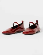 Vagabond Shoemakers Кожени балеринки DELIA в червено 5307.460.42