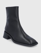Vagabond Shoemakers Кожени боти BLANCA дамски в черно с висок ток 5217-201-20