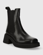 Vagabond Shoemakers Кожени боти челси DORAH в черно с висок ток 5642.001.20