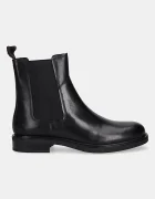 Vagabond Shoemakers Кожени боти челси FREYA в черно с равна подметка 6006-101-20