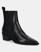 Vagabond Shoemakers Кожени боти челси KELSEY в черно с дебел ток 5810-201-20