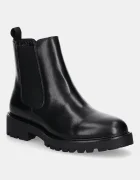 Vagabond Shoemakers Кожени боти челси KENOVA в черно с равна подметка 6041-001-20