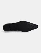 Vagabond Shoemakers Кожени боти GISELLE в черно с дебел ток 5854-060-20