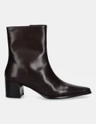 Vagabond Shoemakers Кожени боти GISELLE в кафяво с дебел ток 5854-001-35