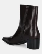 Vagabond Shoemakers Кожени боти GISELLE в кафяво с дебел ток 5854-001-35