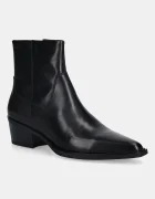 Vagabond Shoemakers Кожени боти KELSEY в черно с дебел ток 5810-101-20