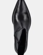 Vagabond Shoemakers Кожени боти KELSEY в черно с дебел ток 5810-101-20