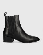 Vagabond Shoemakers Кожени боти MARJA в черно с дебел ток 5613.001.20