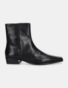 Vagabond Shoemakers Кожени боти Nella в черно с равна подметка