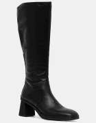 Vagabond Shoemakers Кожени ботуши JANINE в черно с дебел ток 6038-101-20