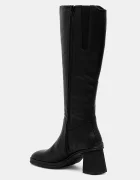 Vagabond Shoemakers Кожени ботуши JANINE в черно с дебел ток 6038-101-20
