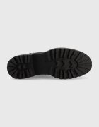 Vagabond Shoemakers Кожени кубинки Kenova в черно с равна подметка с изолация