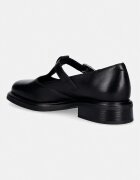 Vagabond Shoemakers Кожени половинки обувки ELLIS в черно с равна подметка 5930-201-20