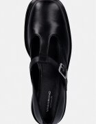 Vagabond Shoemakers Кожени половинки обувки ELLIS в черно с равна подметка 5930-201-20