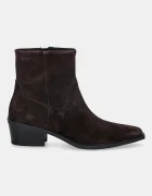 Vagabond Shoemakers Велурени боти KELSEY в кафяво с дебел ток 5810-140-31