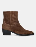 Vagabond Shoemakers Велурени боти KELSEY в кафяво с дебел ток 5810-140-89
