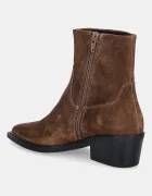 Vagabond Shoemakers Велурени боти KELSEY в кафяво с дебел ток 5810-140-89