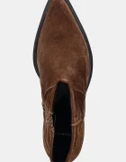 Vagabond Shoemakers Велурени боти KELSEY в кафяво с дебел ток 5810-140-89
