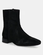 Vagabond Shoemakers Велурени боти MONA в черно с равна подметка 5955-040-20