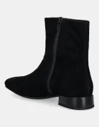 Vagabond Shoemakers Велурени боти MONA в черно с равна подметка 5955-040-20