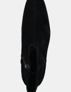 Vagabond Shoemakers Велурени боти MONA в черно с равна подметка 5955-040-20