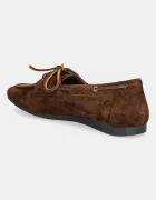 Vagabond Shoemakers Велурени мокасини HILLARY в кафяво с равна подметка 5925-440-89