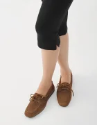 Vagabond Shoemakers Велурени мокасини HILLARY в кафяво с равна подметка 5925-440-89