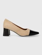 Vagabond Shoemakers Велурени обувки с дебел ток ALTEA