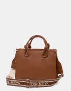 Valentino Bags чанта crossbody дамска от имитация на кожа AELLA кафява VBS9ZW04