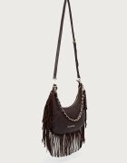 Valentino Bags чанта crossbody дамска от имитация на кожа ASTRID кафява VBSAD207
