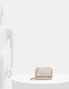 Valentino Bags чанта crossbody дамска от имитация на кожа бежова VBS3KK05R