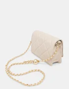 Valentino Bags чанта crossbody дамска от имитация на кожа бежова VBS3KK52R