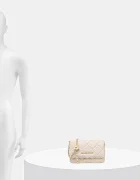 Valentino Bags чанта crossbody дамска от имитация на кожа бежова VBS3KK52R
