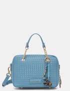 Valentino Bags чанта crossbody дамска от имитация на кожа GEA синя VBS9UC23