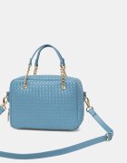 Valentino Bags чанта crossbody дамска от имитация на кожа GEA синя VBS9UC23