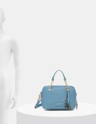 Valentino Bags чанта crossbody дамска от имитация на кожа GEA синя VBS9UC23