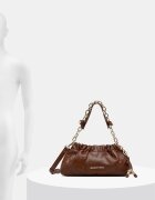 Valentino Bags чанта crossbody дамска от имитация на кожа LUMIRA кафява VBSA6F08