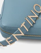 Valentino Bags чанта crossbody дамска от имитация на кожа синя VBS5A809