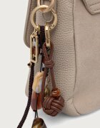 Valentino Bags чанта crossbody дамска от имитация на велур WINNIE WINTER бежова VBSABH09