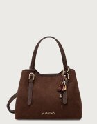 Valentino Bags чанта crossbody дамска от имитация на велур WINNIE WINTER кафява VBSABH01