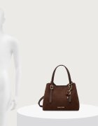 Valentino Bags чанта crossbody дамска от имитация на велур WINNIE WINTER кафява VBSABH01