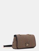Valentino Bags чанта crossbody дамска от сплетена материя SELENE кафява VBS9PU09