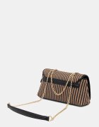 Valentino Bags чанта crossbody дамска от сплетена материя SELENE кафява VBS9PU09
