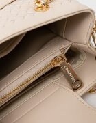 Valentino Bags чанта дамска от имитация на кожа GEA бежова VBS9UC06