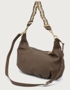 Valentino Bags чанта тип хобо дамска от имитация на кожа LENA кафява VBSACG08